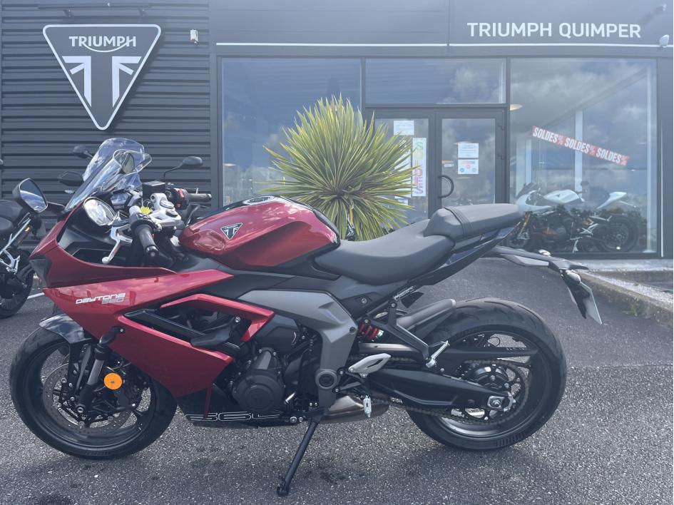 TRIUMPH DAYTONA 660 BRIDEE A2 + PROTECTIONS MOTEUR